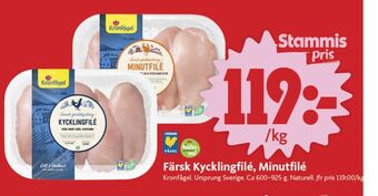 ICA Nära Kronfågel kycklingfilé erbjuda