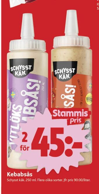 ICA Nära Schysst käk såser erbjuda