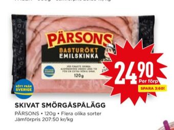 Willys Pärsons skinka erbjuda