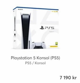 Webhallen Playstation 5 Konsol (PS5) PS5 / Konsol erbjuda