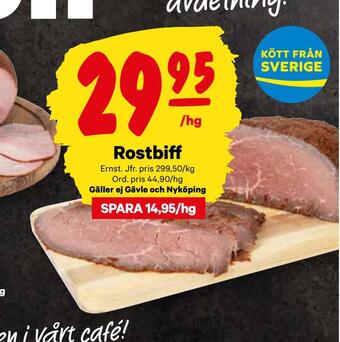 City Gross Rostbiff erbjuda