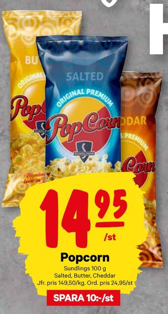 City Gross Popcorn erbjuda