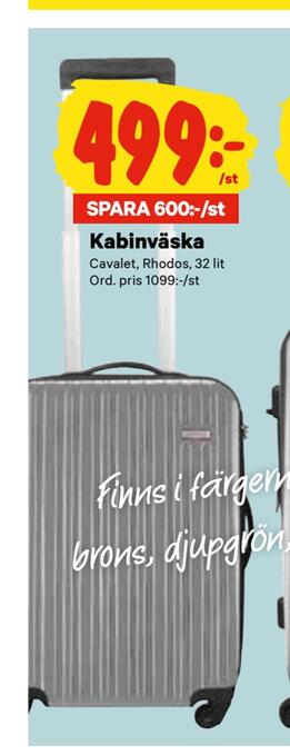 City Gross Kabinväska erbjuda