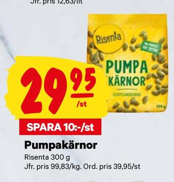 Pumpakärnor