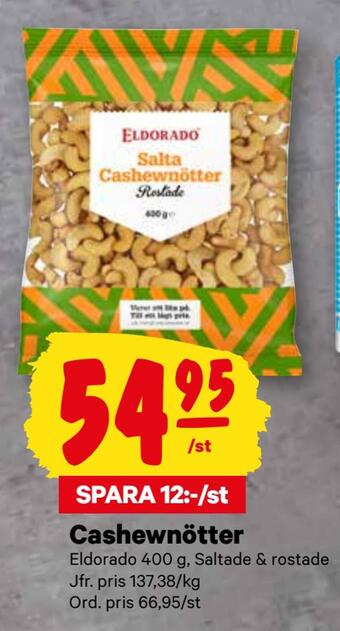 City Gross Cashewnötter erbjuda