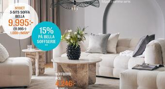 Mio 3-sits soffa bella erbjuda