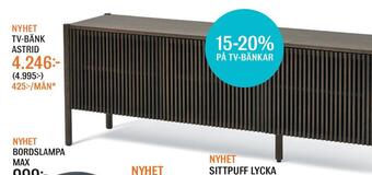 Mio Tv-bänk astrid erbjuda