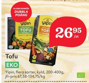 Hemköp Tofu erbjuda