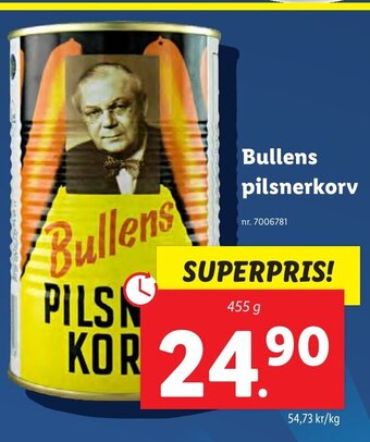 Lidl Bullens pilsnerkorv erbjuda