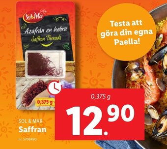 Lidl SOL & MAR Saffran erbjuda
