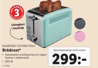 Lidl SILVERCREST KITCHEN TOOLS Brödrost* erbjuda