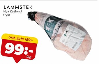Matrix Butikerna LAMMSTEK Nya Zeeland fryst erbjuda