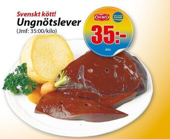 Extra Mjällby Stormarknad Svenskt kött! Ungnötslever erbjuda