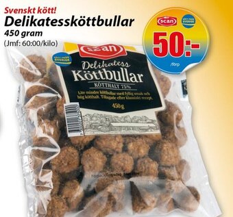 Extra Mjällby Stormarknad Svenskt kött! Delikatessköttbullar erbjuda