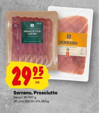 City Gross Garant serranoskinka erbjuda