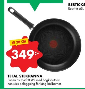 ÖoB Tefal stekpanna erbjuda