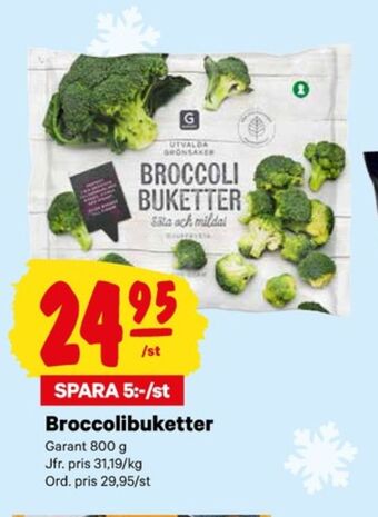 City Gross Garant grönsaker erbjuda