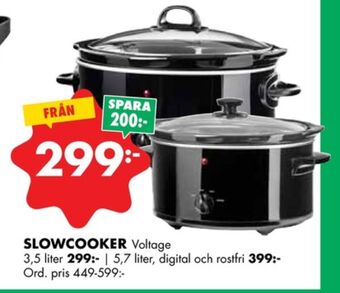 ÖoB Voltage slowcooker erbjuda