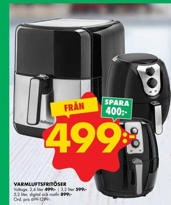 ÖoB Voltage fritös erbjuda