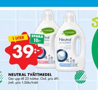ÖoB Neutral tvättmedel flytande erbjuda