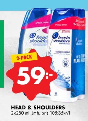 ÖoB Head&shoulders shampoo erbjuda
