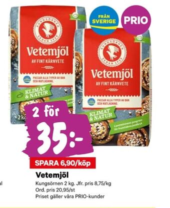 City Gross Kungsörnen vetemjöl erbjuda