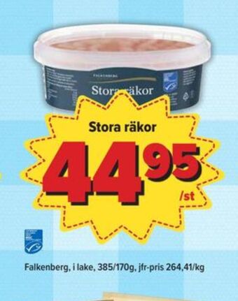 Östenssons Falkenberg seafood räkor erbjuda