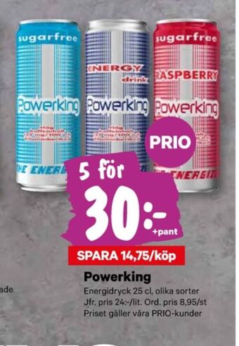 City Gross Powerking energidryck erbjuda