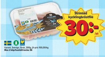 Östenssons Garant kycklingbröstfilé erbjuda