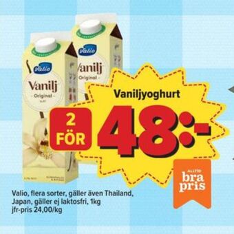 Östenssons Valio yoghurt erbjuda
