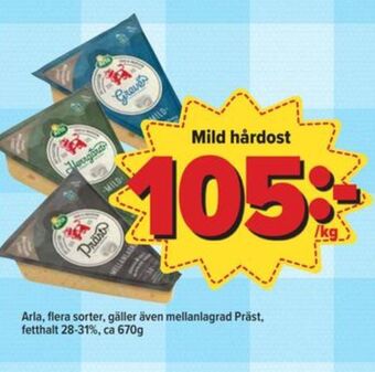 Östenssons Arla grevé erbjuda