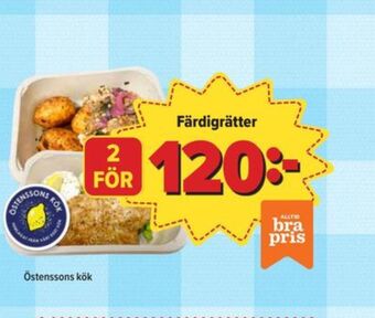 Östenssons Östenssons färdigrätter erbjuda