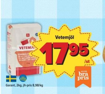 Östenssons Garant vetemjöl erbjuda