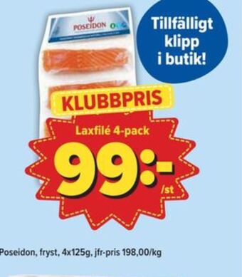 Östenssons Poseidon laxfilé erbjuda