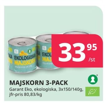 Tempo Garant majs erbjuda