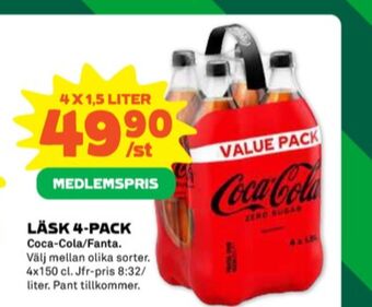 Stora Coop Coca cola läskedryck erbjuda