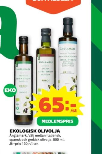 Stora Coop Änglamark olivolja erbjuda