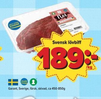 Östenssons Garant lövbiff erbjuda
