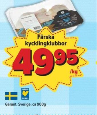 Östenssons Garant kycklingklubbor erbjuda