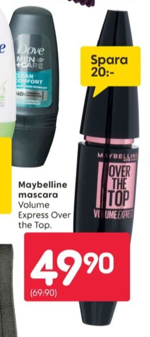Rusta Maybelline mascara erbjuda
