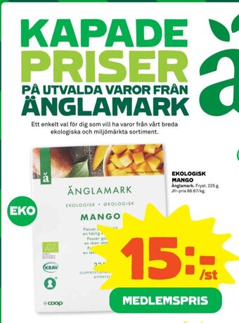 Stora Coop Änglamark frukt erbjuda