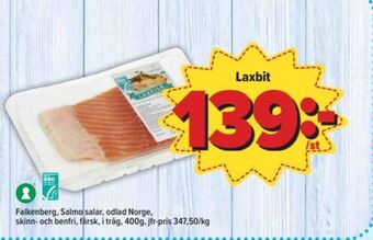 Östenssons Falkenberg seafood laxfilé erbjuda