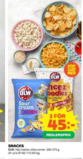 Coop Olw chips erbjuda