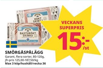 Tempo Garant skinka erbjuda