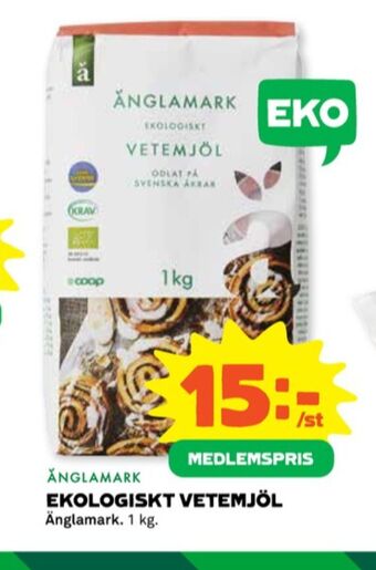 Coop Änglamark vetemjöl erbjuda
