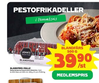 Stora Coop Johns selection blandfärs erbjuda