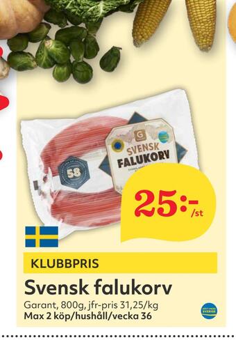 Hemköp Svensk falukorv erbjuda