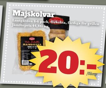 Bonum Matmarknad Majskolvar erbjuda