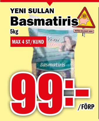 Matdax Basmatiris erbjuda