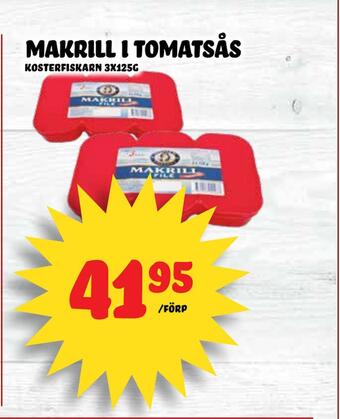 Nelins Makrill i tomatsås erbjuda